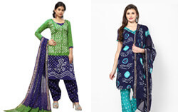 bandhani dress