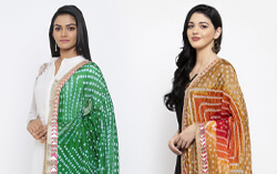 bandhani dupatta
