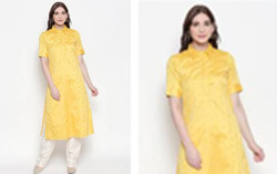 chanderi kurtis