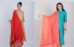 chiffon dupatta