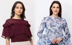 chiffon tops