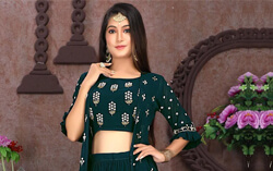 crop top lehenga