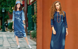 denim kurtis