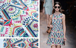 embroidered fabric
