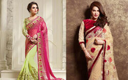 embroidered sarees