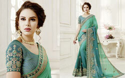 heavy work sarees