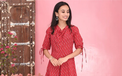 ikat dress material