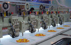 mix head embroidery machine