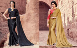 plain sarees