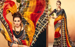 printed sarees