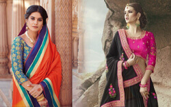 satin sarees