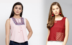 sleeveless tops