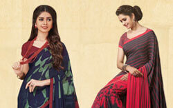 synthetic sarees