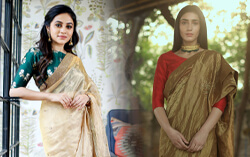 tissue sarees