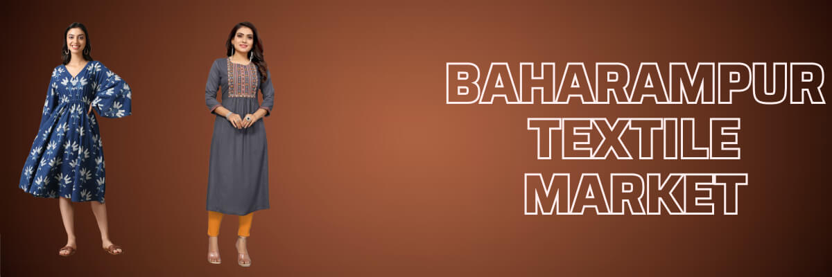 Wholesale garment and apparel in textile market Baharampur