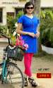casual-wear-blue-plain-short-kurti