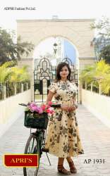 Designer beige Color  Kurti