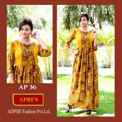 Designer Long Gown Style Kurti