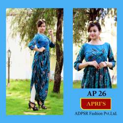 Designer Sky Blue Party wear Kurti