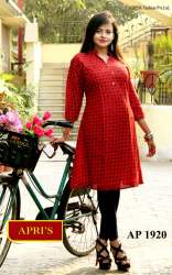 Ladies Red color Short kurti