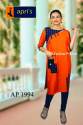 orange-casual-kurti