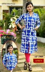 Party wear Blue Pocket Kurti