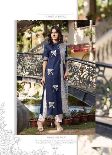 Casual Straight Cotton Printed Kurtis