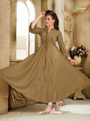 Fabulous Party Wear Muslin Kurtis