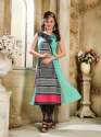 Sleeveless Jacket Style Georgette Kurtis