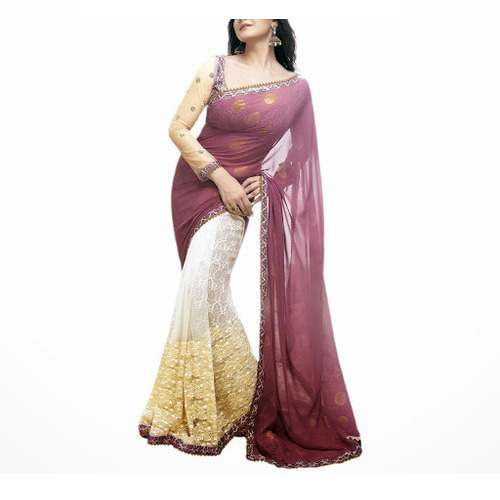 Party wear Bollywood Designer saree by Rosado La Fabrics
