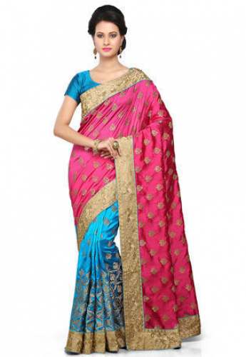 Dupion Silk Saree by Dreamz