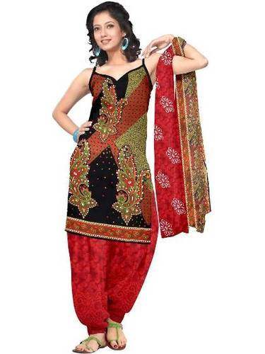 Synthetic Salwar Suit by Dreamz