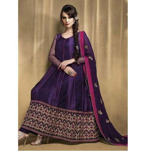 Embroidered Anarkali Suit