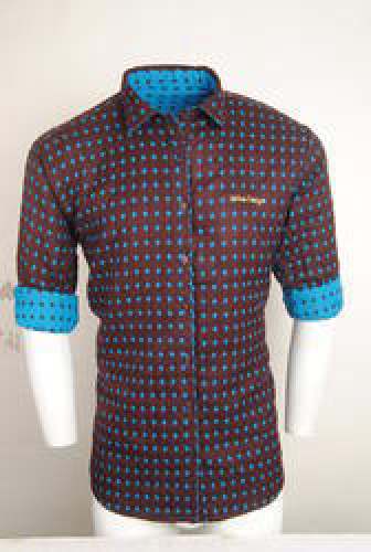 Diamond Urban Design Casual Shirts by Redford Fashions