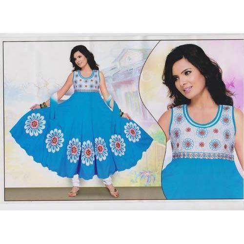 Sleeveless Anarkali Suit
