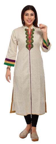 cotton casual long kurti by Appex Garment Solution Pvt Ltd