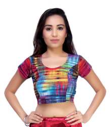 digital print blouse