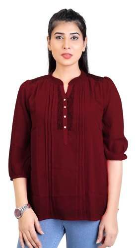 georgette ladies top by Appex Garment Solution Pvt Ltd