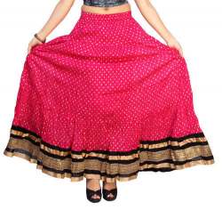 Pink festival wear skirts
