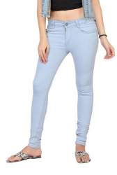 Solid denim girl jeans