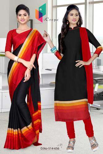 Combo uniform Saree  by Uniform Sarees Corp