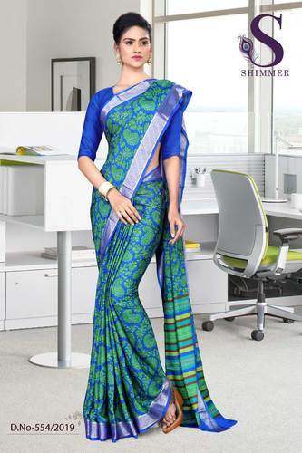 Uniform saree for teacher  by Uniform Sarees Corp