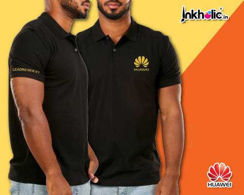 Cotton Collar T-shirts by Inkholic Enterprises