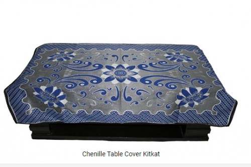 Chenille Table Cover  by Aasma Textiles