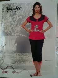 Ladies Cotton Night wear Set  by Aalfa Exports