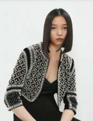 Hand Work Velvet Ladies Jacket 