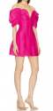 pink-plain-one-piece-ramie-silk-western-dress