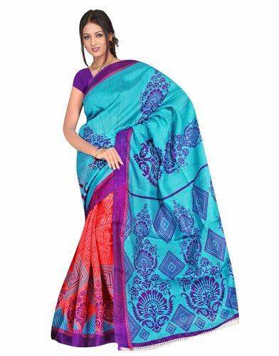 Designers Brasso Saree by Ganga Sagar Silk Mills