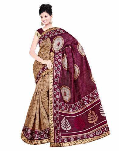 Exclusive Cotton Polyester Saree by Ganga Sagar Silk Mills