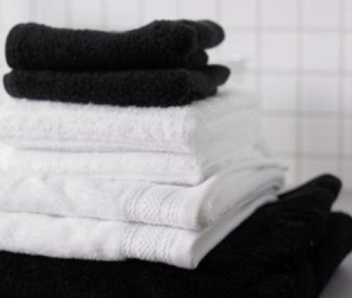 White Terry Hand Towel by Meenus Manchesters